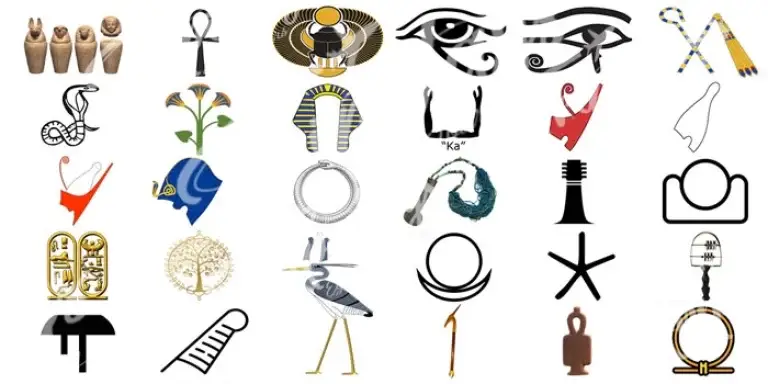 29 popular ancient egyptian hieroglyphic symbols and meanings