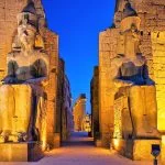Entrance of Luxor Temple, Egypt