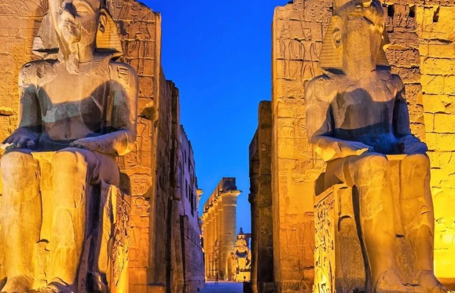 Entrance of Luxor Temple, Egypt