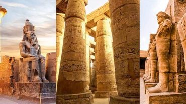 The ancient temples of Egypt, such as Karnak and Luxor, are grand monuments showcasing the architectural prowess and cultural heritage.
