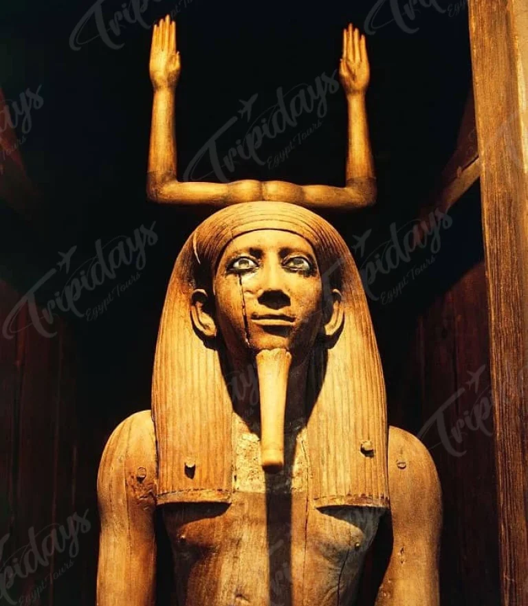 ka statue and symbol ancient egyptian