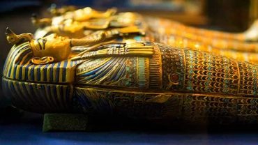 King Tutankhamun, the "Boy King" of ancient Egypt, reigned from 1332-1323 B.C., and his nearly intact tomb was discovered in 1922.