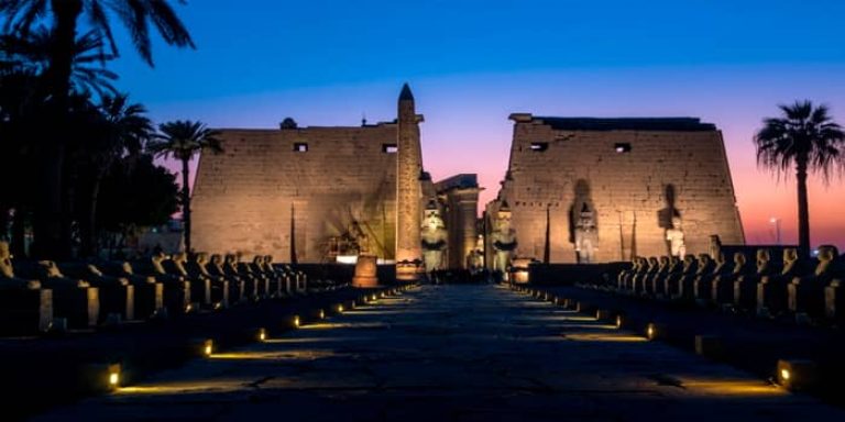 luxor temple reconstruction