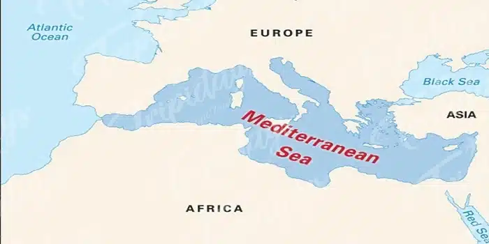 Mediterranean Sea Map