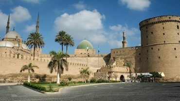 Salah El-Din Citadel in Cairo: a majestic 12th-century fortress featuring stunning medieval architecture and panoramic city views.