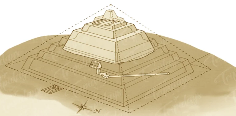 the pyramid meidum shape