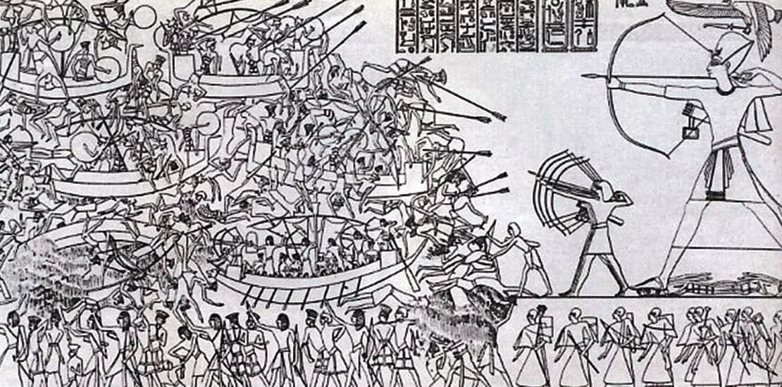 The Warrior Pharaoh Ramses Iii Battles Against Sea People Tripidays Egypt Tours.jpg