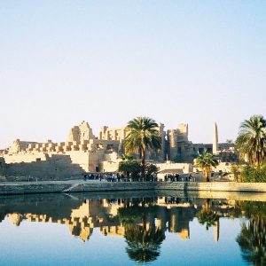 The ancient city of Thebes in Egypt, known for its stunning temples and rich history, including the Valley of the Kings