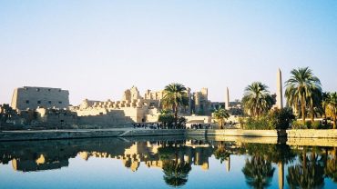 The ancient city of Thebes in Egypt, known for its stunning temples and rich history, including the Valley of the Kings