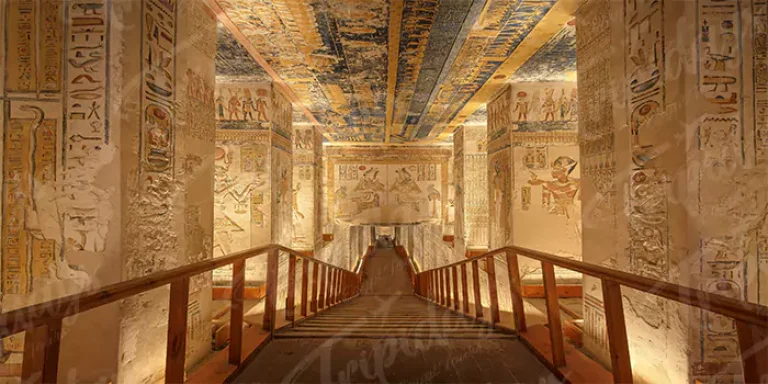 A UNESCO World Heritage site in Egypt, the Valley of the Kings is an ancient burial ground for pharaohs, filled with richly decorated tombs.