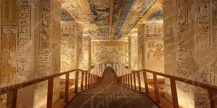 A Unesco World Heritage Site In Egypt, The Valley Of The Kings Is An Ancient Burial Ground For Pharaohs, Filled With Richly Decorated Tombs.