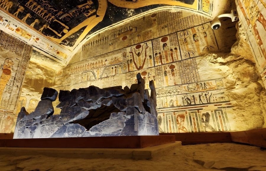 Burial-Chamber-of-Ramesses-v-Ramesses-vi-Valley-of-the-Kings-Tripidays-Egypt-Tours
