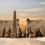 Entrance-to-Luxor-Temple-at-Sunset-Tripidays-Egypt-Tours
