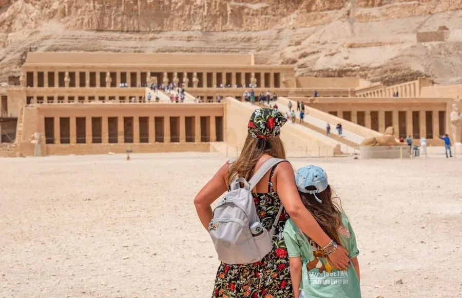 Family-Traveler-at-Valley-of-The-Kings-Queen-Hatshepsut-Tripidays-Egypt-Tours-1