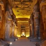 Inside the Great Temple of Ramses II at Abu Simbel a masterpiece of Egypt Tours