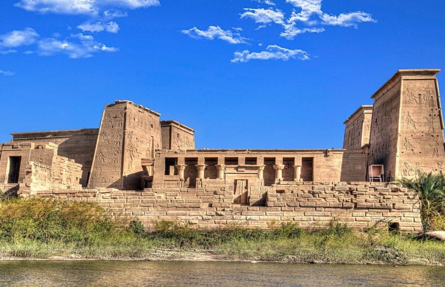 Philae Temple in Aswan Egypt from 4 days nile river cruise from Cairo to Aswan