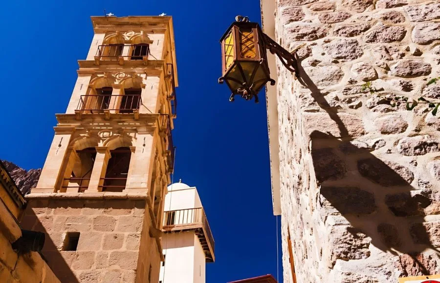 Belfry-and-Minaret-Inside-Saint-Catherines-Monastery-Sinai-Tripidays-Egypt-Tours