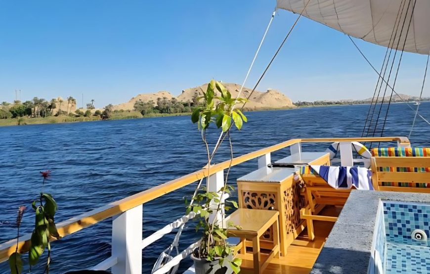 6 Days Private Dahabiya Nile River Cruise Aswan to Luxor