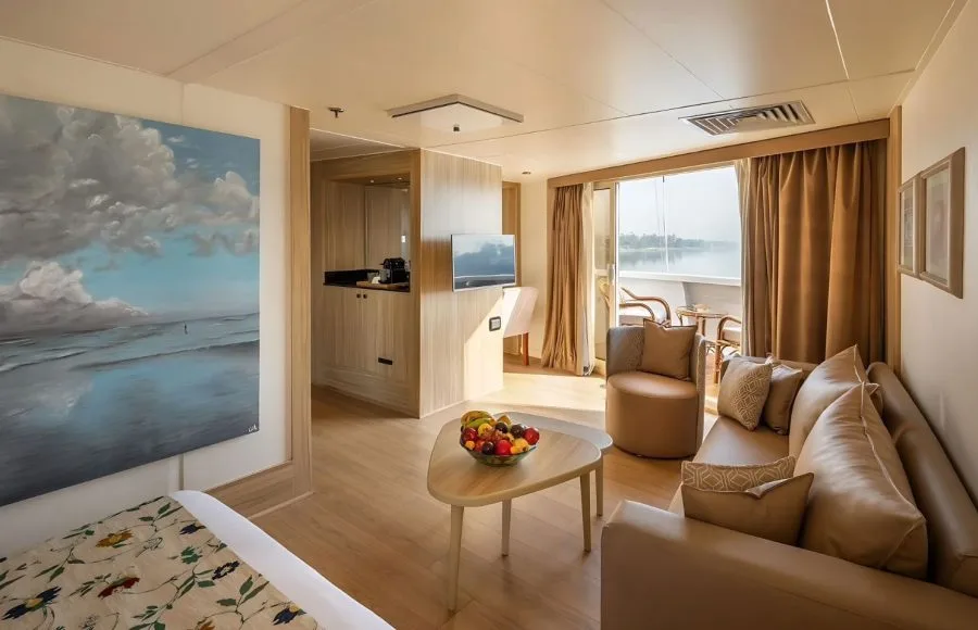 Suite photo on the MS Alexander The Great Nile cruise