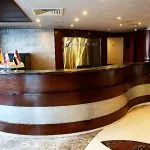 The welcoming reception area on the MS Blue Shadow II Nile cruise ship.