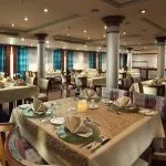 Dining area on the MS Acamar Nile Cruise