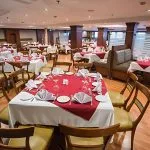 The main restaurant on the MS Concerto I Nile Cruise.