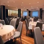 The spacious dining room of the Concerto II.