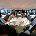 The elegant restaurant on the MS Concerto II Nile Cruise.