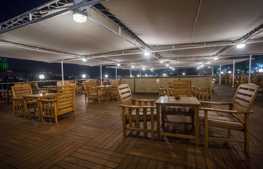 Sundeck bar of the Concerto Plus Nile Cruise
