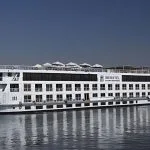 The Iberotel Crown Empress Nile Cruise ship on the Nile River.