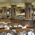 Restaurant with buffet on the MS Iberotel Crown Empress Nile Cruise.