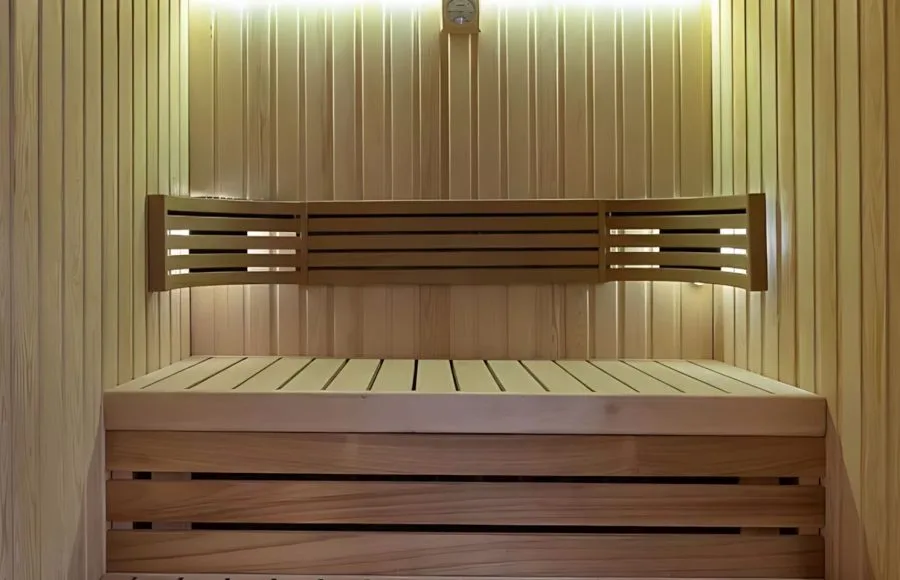 Wooden sauna on the MS Iberotel Crown Empress Nile Cruise.