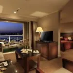 Suite with a private balcony on the Iberotel Crown Empress Cruise.