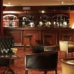 The elegant lounge bar on the Jaz Crown Jewel Nile Cruise.