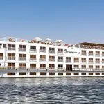 The Jaz Crown Jewel Nile Cruise ship on the Nile River.