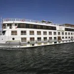 The Jaz Crown Jubilee Nile Cruise ship on the Nile River.