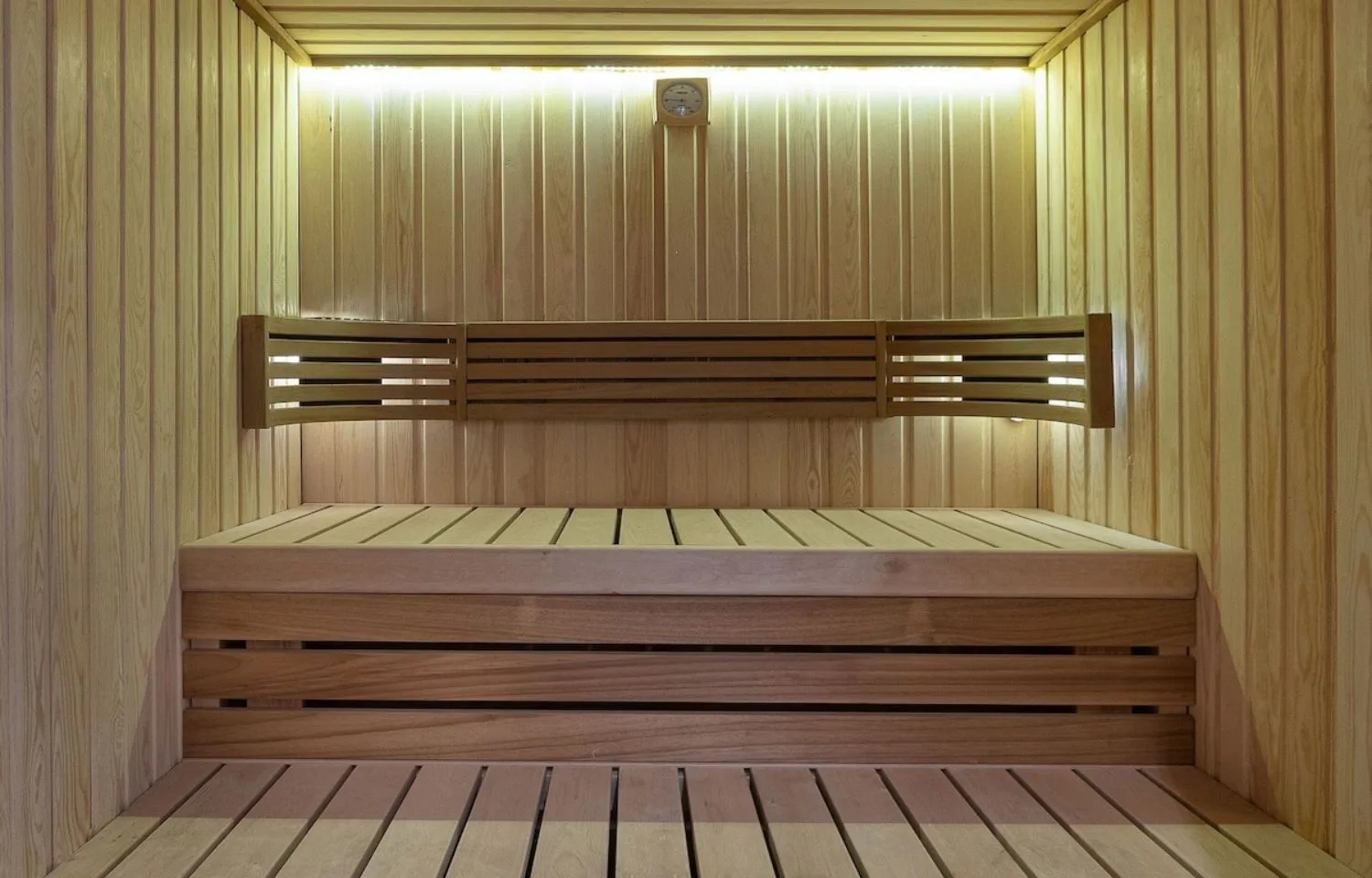Wooden sauna on the Ms Crown Jubilee Nile Cruise.