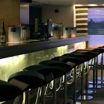 Sophisticated Bar Area on MS Le Fayan.