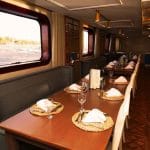 Elegant Dining Room with Nile Views on MS Le Fayan Nile Cruise.