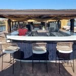 Stylish Sun Deck Bar on MS Le Fayan II Nile Cruise