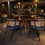 Dining Area on the Sun Deck of MS Le Fayan II Nile Cruise