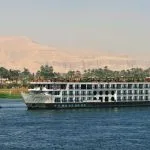 The MS Mayfair Nile Cruise ship on the river.