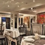 The elegant restaurant on the Mayfair Nile Cruise.