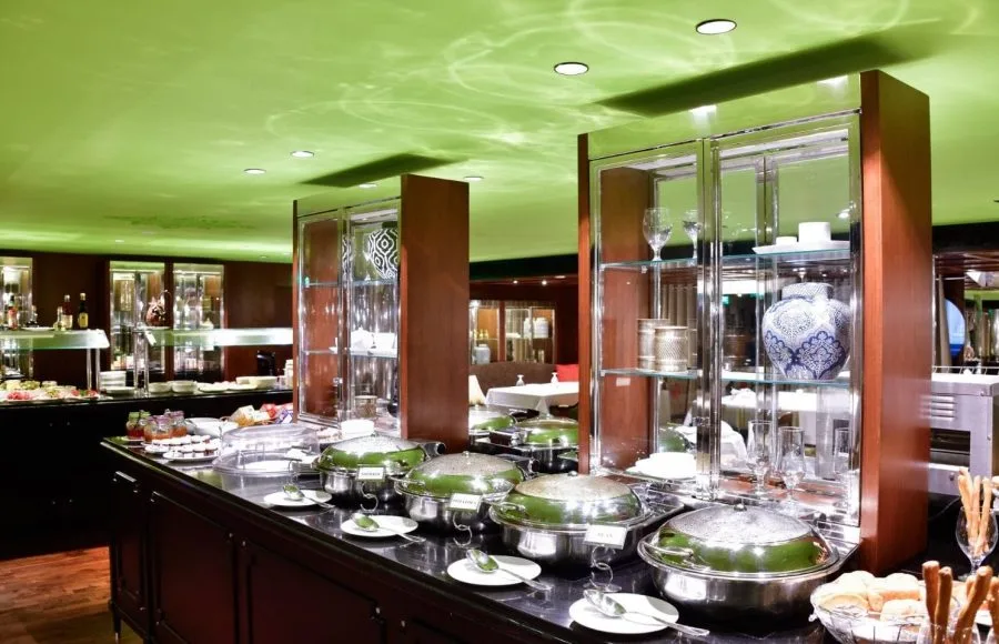 A buffet in the restaurant on the MS Mayflower Nile Cruise.