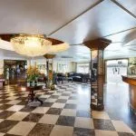 Grand and luxurious lobby and reception area on the MS Medea Nile Cruise