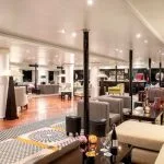 Relaxing in the spacious and beautifully decorated lounge bar on the MS Nile Style Cruise Ship.