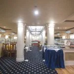 The buffet and dining area on the Princess Sarah II Nile Cruise.