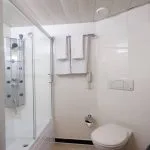 A bathroom in a cabin on the MS Royal La Terrasse Nile Cruise ship