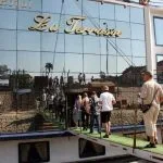Entrance to the MS Royal La Terrasse Nile Cruise ship.