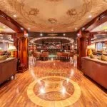 Luxurious lounge interior on the MS Royal Princess Nile Cruise.